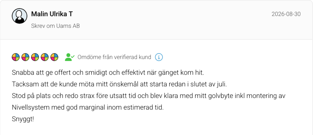Nöjdast kunder för lösullsisolering i Stockholm